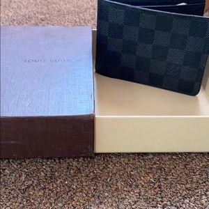 Louis Vuitton Black Epi Wallet In Men's Wallets